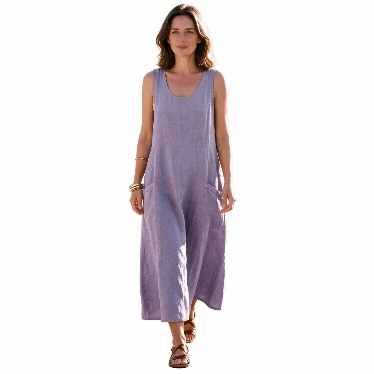 Arabella - Stylish Plus Size Summer Dress With Pockets