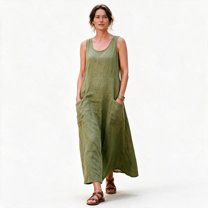 Arabella - Stylish Plus Size Summer Dress With Pockets