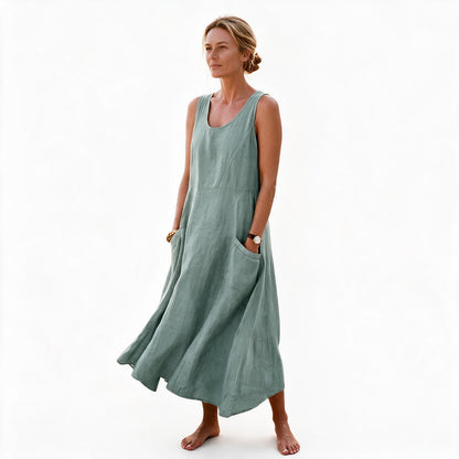 Arabella - Stylish Plus Size Summer Dress With Pockets