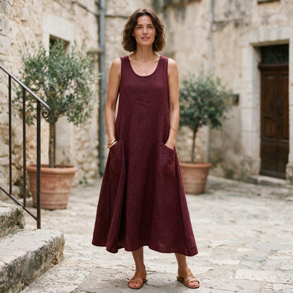Arabella - Stylish Plus Size Summer Dress With Pockets