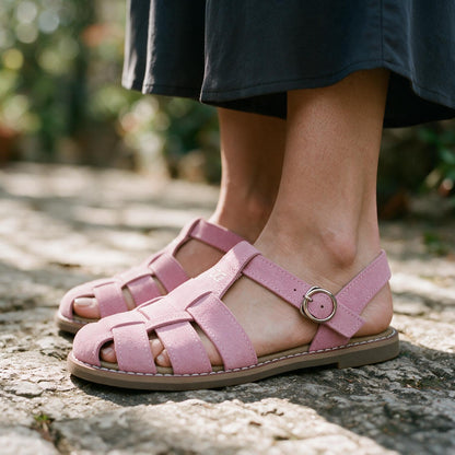 Aria - Stylish Women's Hollow Genuine Leather Sandals