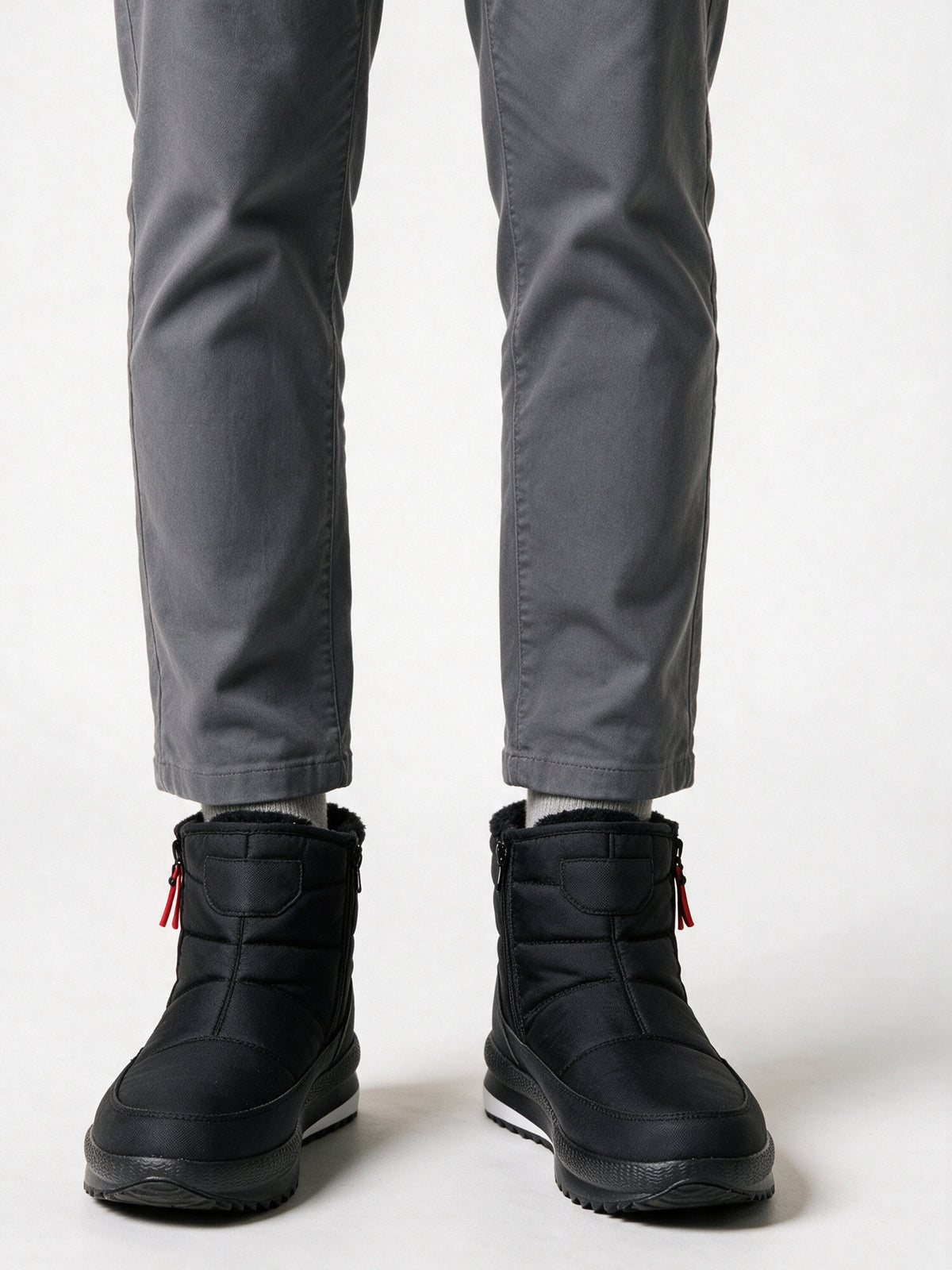 Astri - Unisex Quilted Side Zip Ankle Boots - view 1