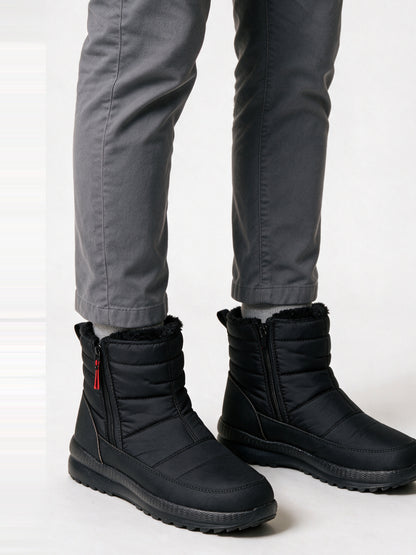 Astri - Unisex Quilted Side Zip Ankle Boots - view 2