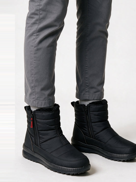 Astri - Unisex Quilted Side Zip Ankle Boots - view 2