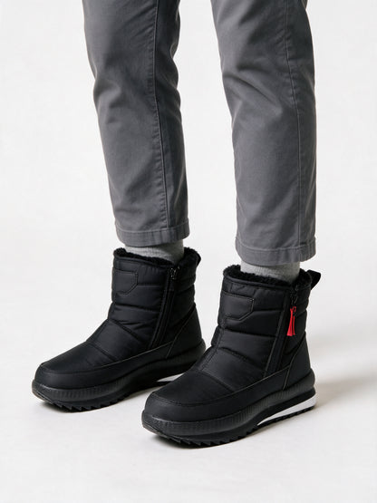 Astri - Unisex Quilted Side Zip Ankle Boots - view 3