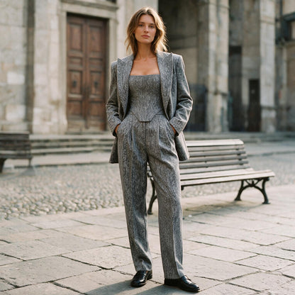 Aurora - Elegant Women's Three-Piece Suit (DONE)