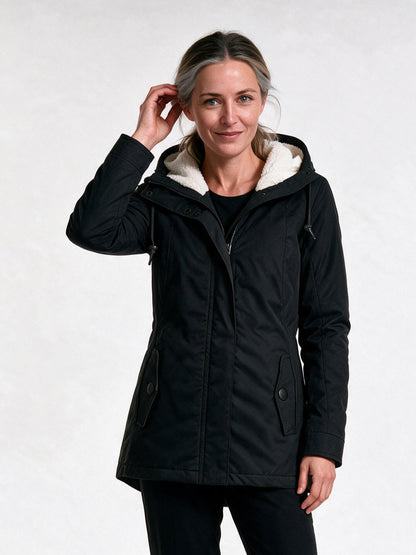 Berenice - Cozy Women's Winter Coat With Hood - view 1