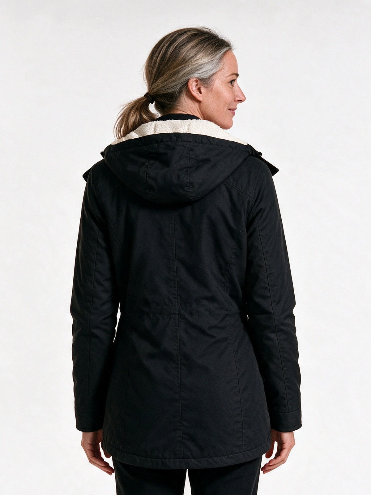 Berenice - Cozy Women's Winter Coat With Hood - view 5