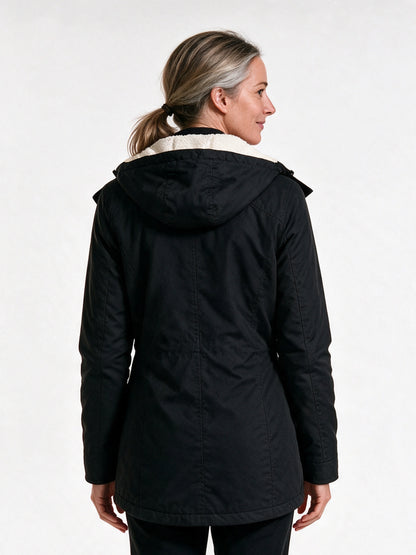 Berenice - Cozy Women's Winter Coat With Hood - view 5