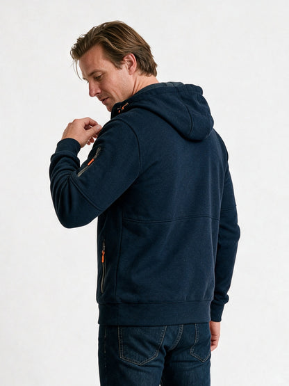 Bram - Men's Full Zip Hoodie with Zip Pockets - view 5