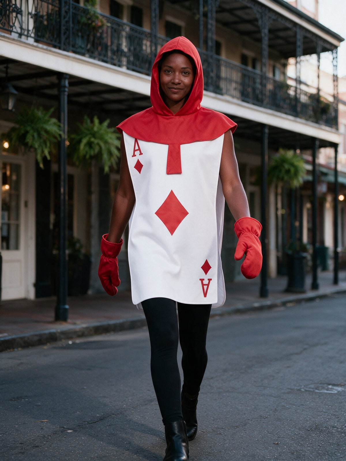 Briar - Playing Card Tabard Set with Hood and Mittens - view 4