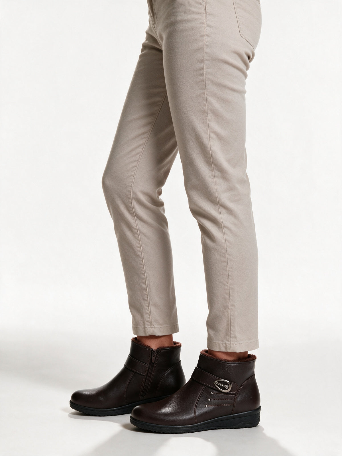 Bryony - Women's Lined Side Zip Ankle Boots - view 2