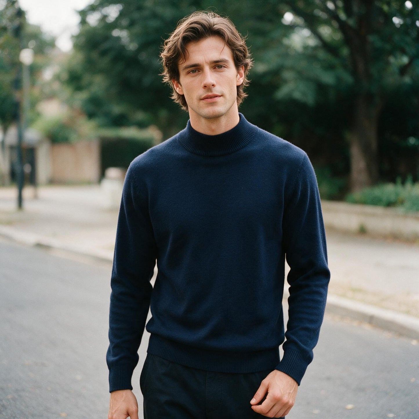 Carter - Elegant Turtleneck Sweater for Men