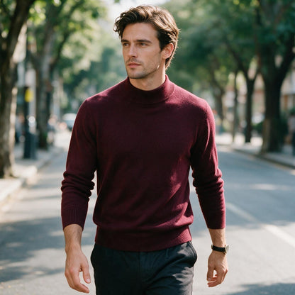 Carter - Elegant Turtleneck Sweater for Men