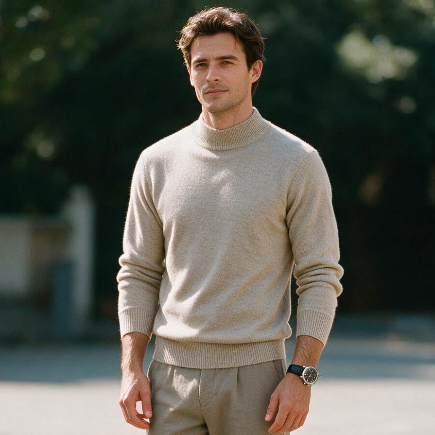 Carter - Elegant Turtleneck Sweater for Men
