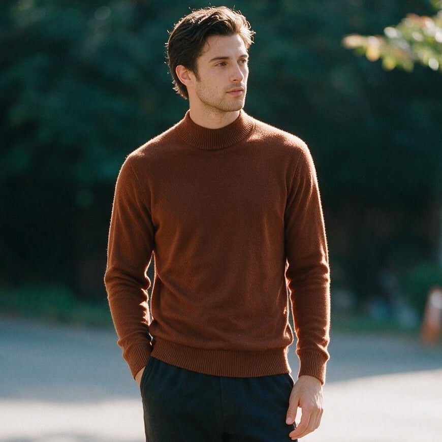 Carter - Elegant Turtleneck Sweater for Men
