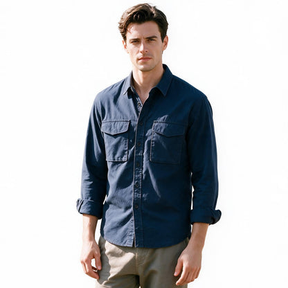 Casey - Stylish Long Sleeve Cargo Shirt