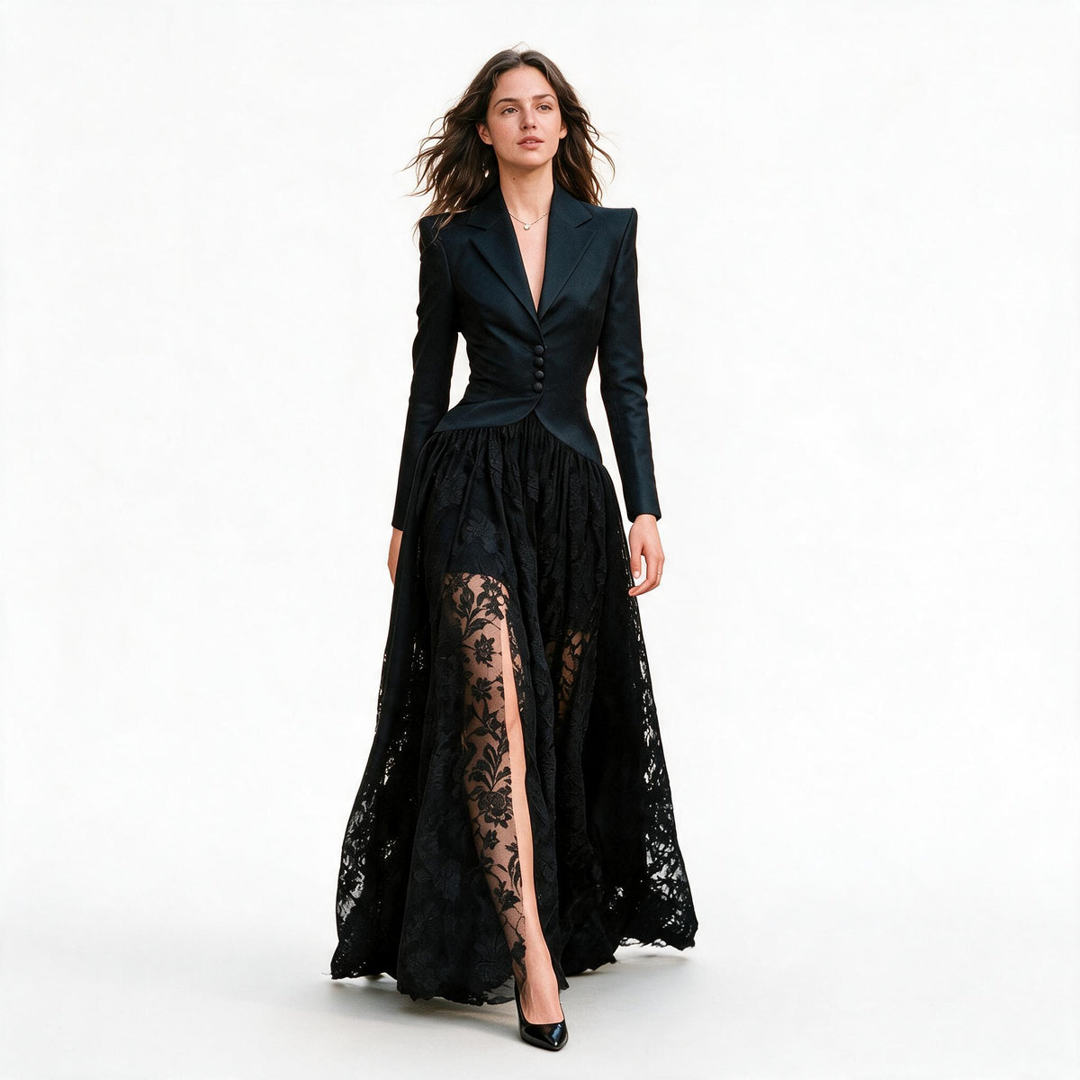 Clare - Elegant Tailored Women's Gown Set for Formal Evening Events