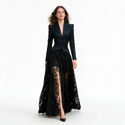 Clare - Elegant Tailored Women's Gown Set for Formal Evening Events
