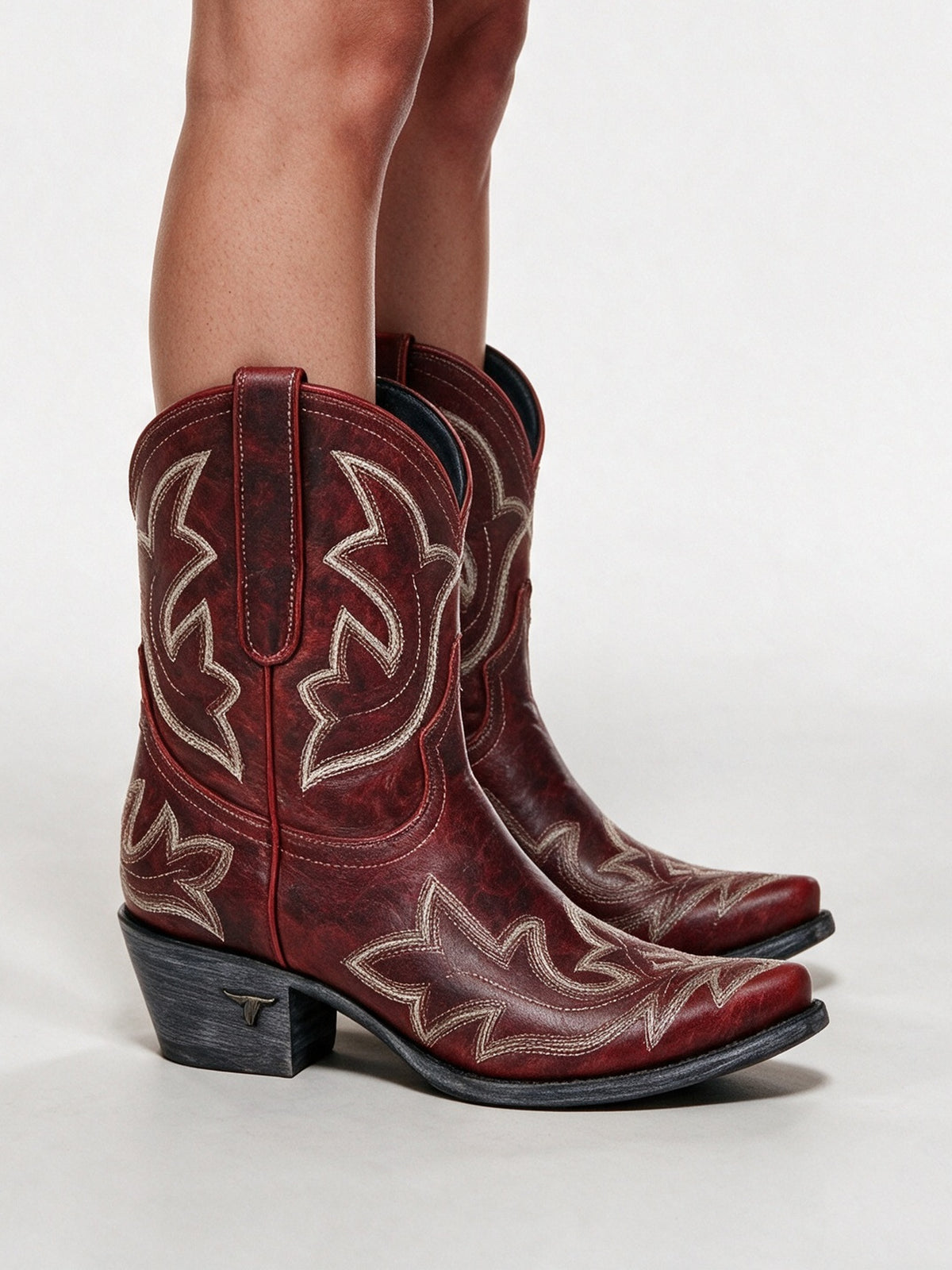 Dakota - Women's Embroidered Western Mid-Calf Boots - view 3