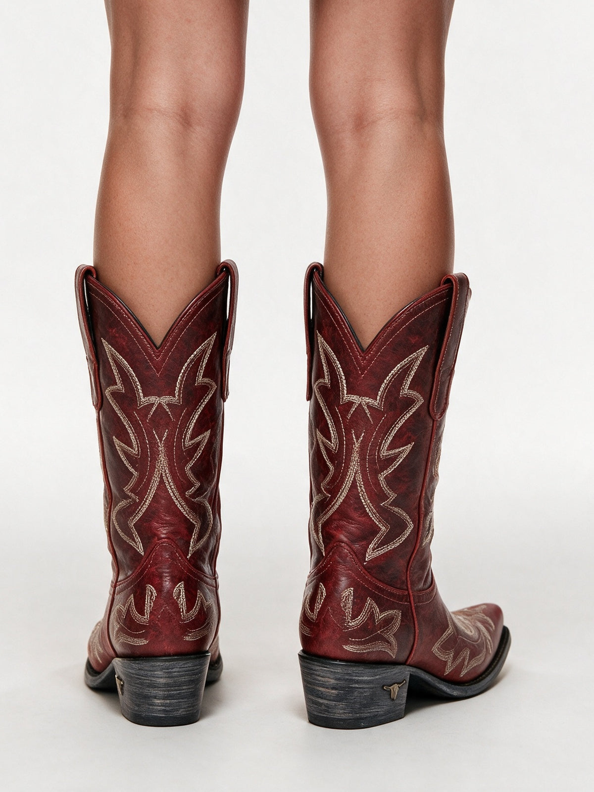 Dakota - Women's Embroidered Western Mid-Calf Boots - view 5