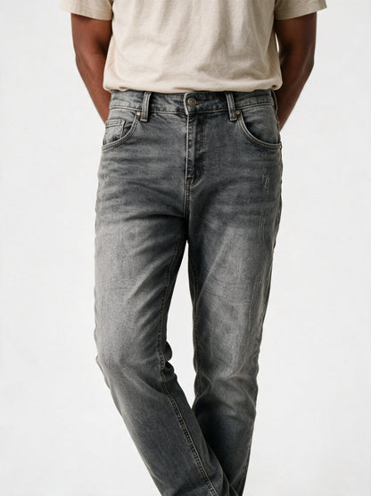 Dario - Men's Skinny Stretch Jeans with Zip Fly - view 3