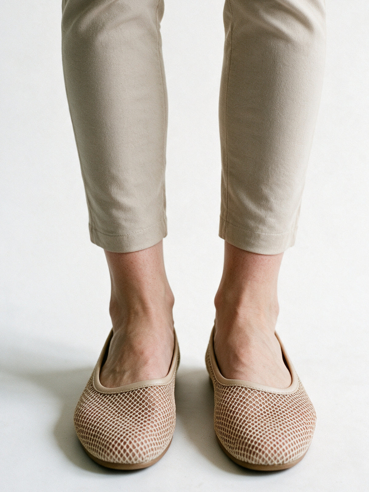Elegant Mesh Ballerina Flats for Women - view 3