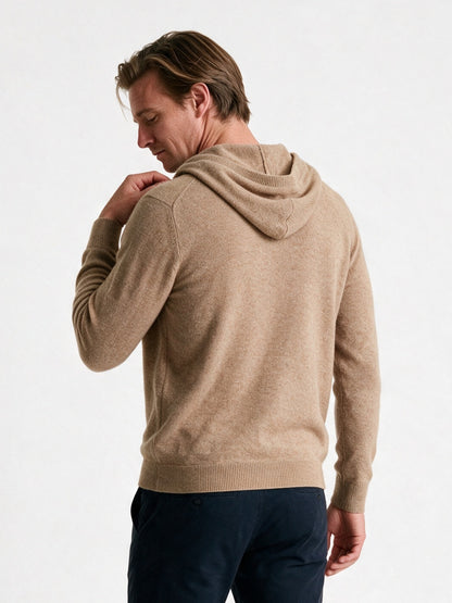 Ellis - Men's Fine Knit Pullover Hoodie - view 5