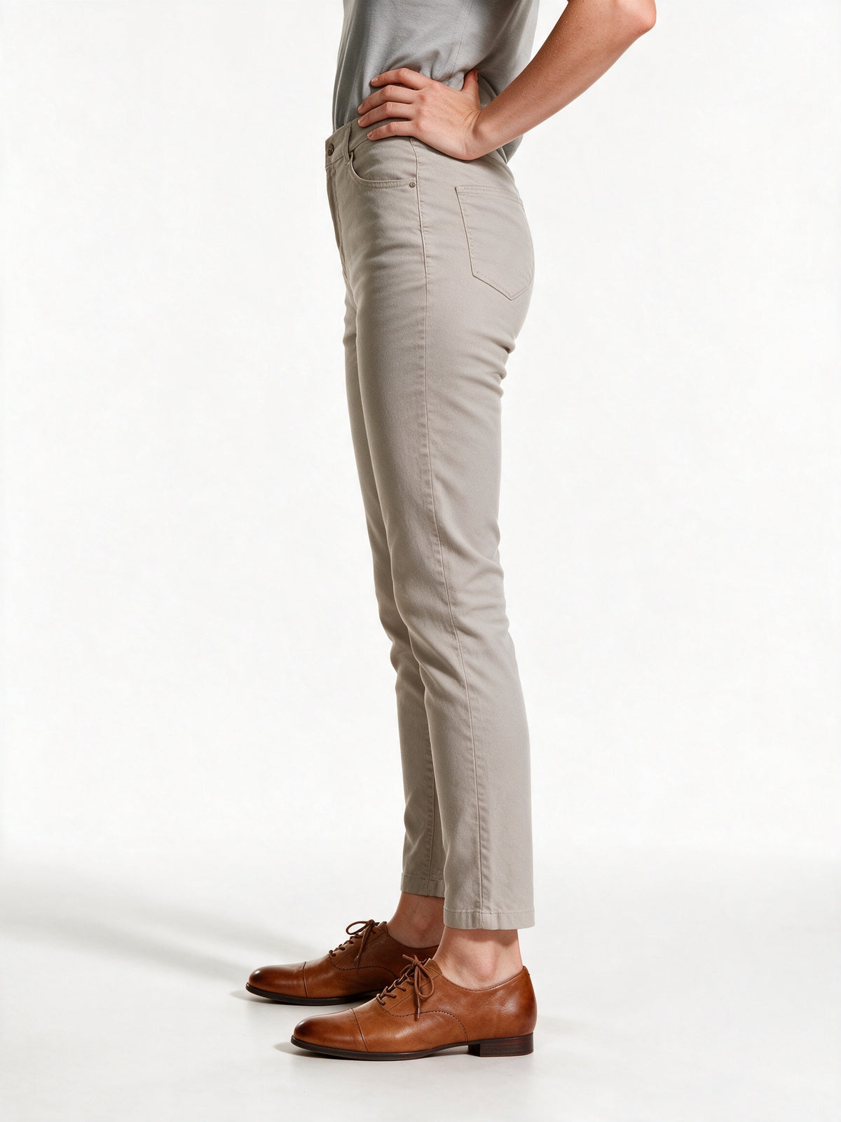 Emma - Lace-Up Cap Toe Oxford Flats - view 2