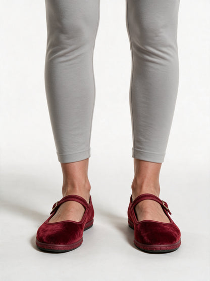 Emma - Women's Round Toe Buckle Strap Mary Jane Flats - view 3