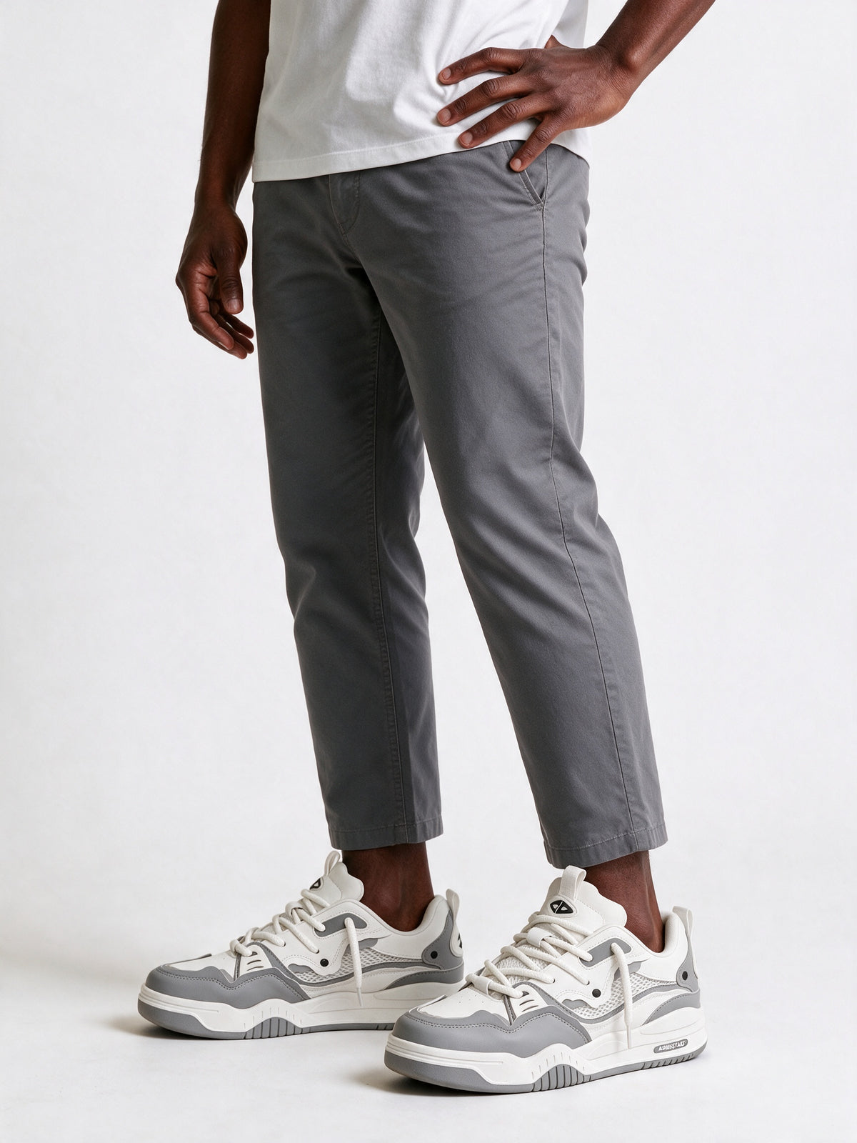 Ethan - Chunky Two-Tone Low-Top Sneakers for Men - view 2