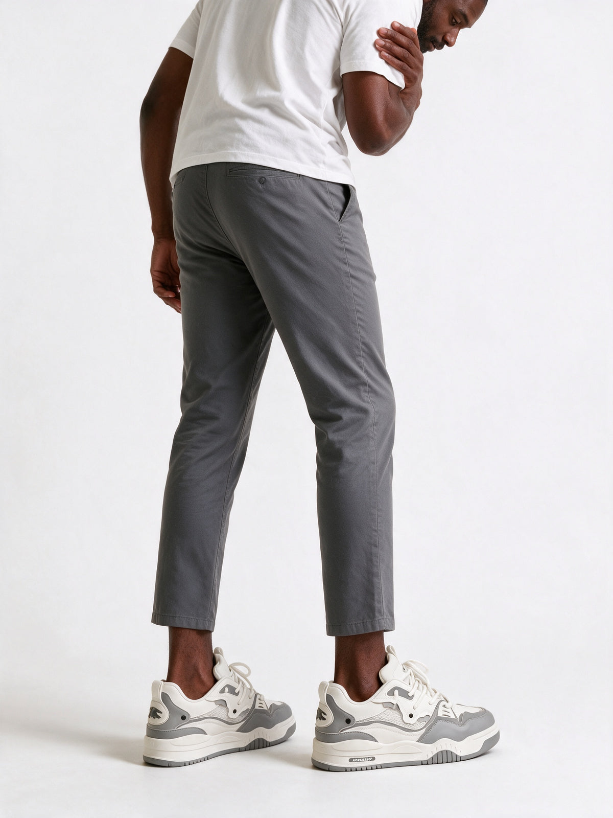 Ethan - Chunky Two-Tone Low-Top Sneakers for Men - view 5