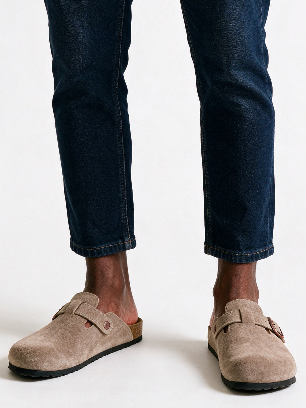 Ethan - Luxurious Soft Suede Mens Slippers - view 1