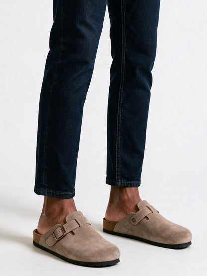 Ethan - Luxurious Soft Suede Mens Slippers - view 2