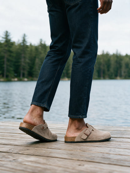 Ethan - Luxurious Soft Suede Mens Slippers - view 4
