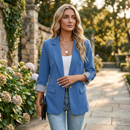 Evelyn - Stylish Casual Women's Blazer with Pockets