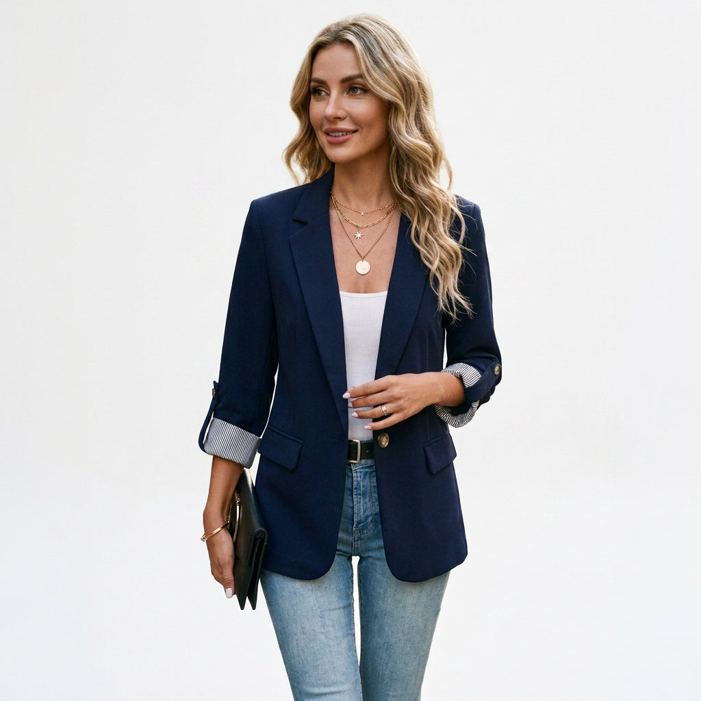 Evelyn - Stylish Casual Women's Blazer with Pockets
