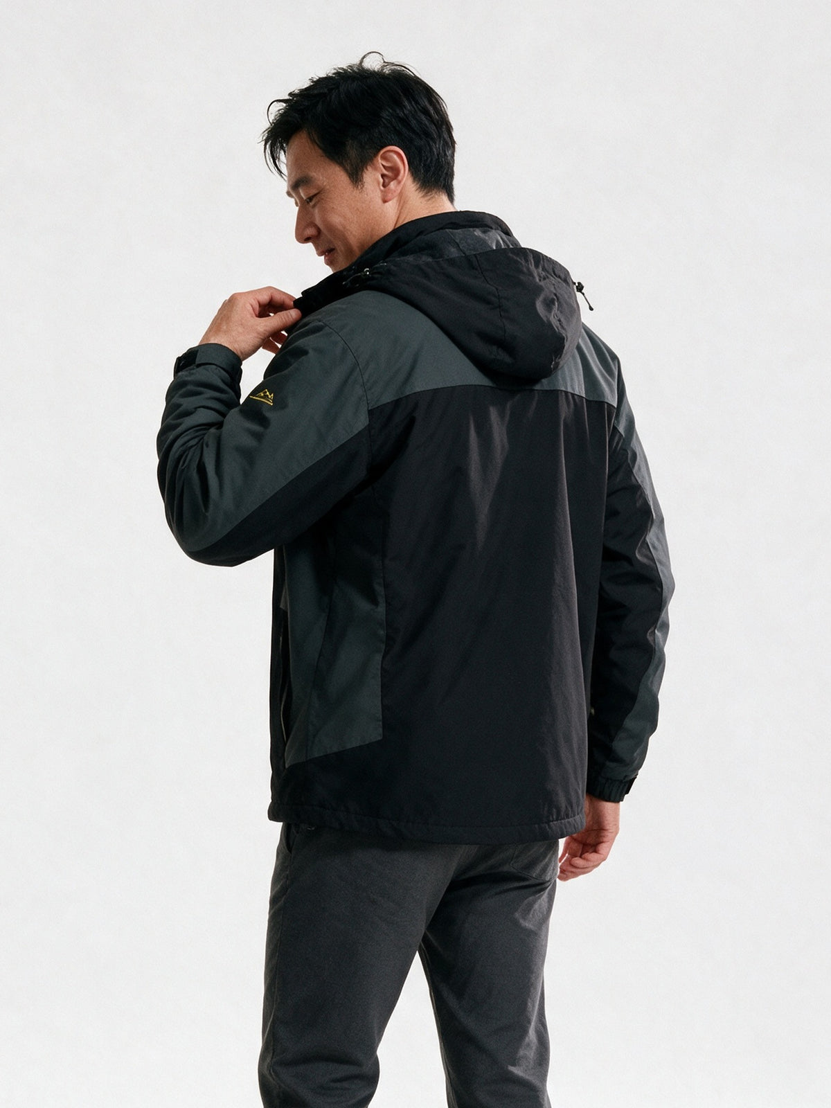 Everett - Men's Hooded Plush Lined Outdoor Jacket - view 5