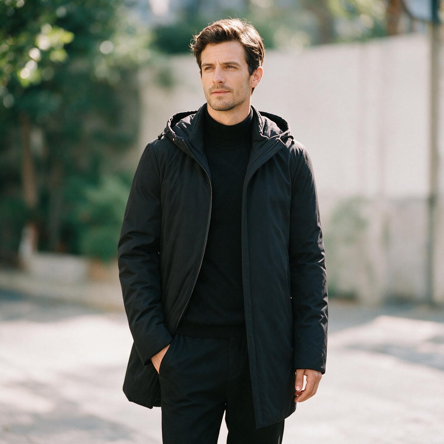 Ezra - Stylish Men's Winter Jacket With Detachable Hood
