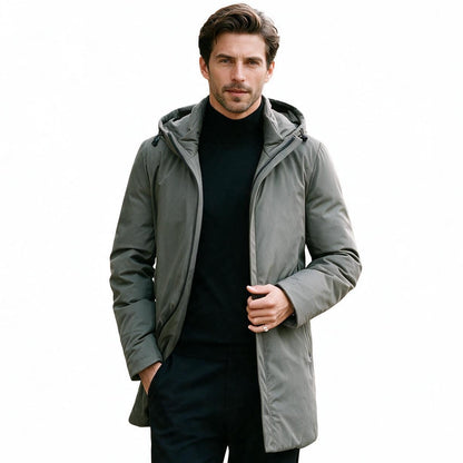 Ezra - Stylish Men's Winter Jacket With Detachable Hood