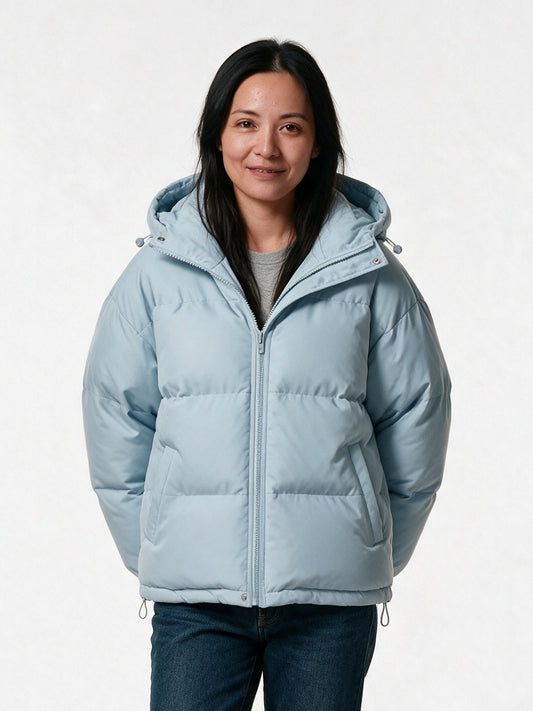Fenna - Women's Short Hooded Puffer Jacket - view 1