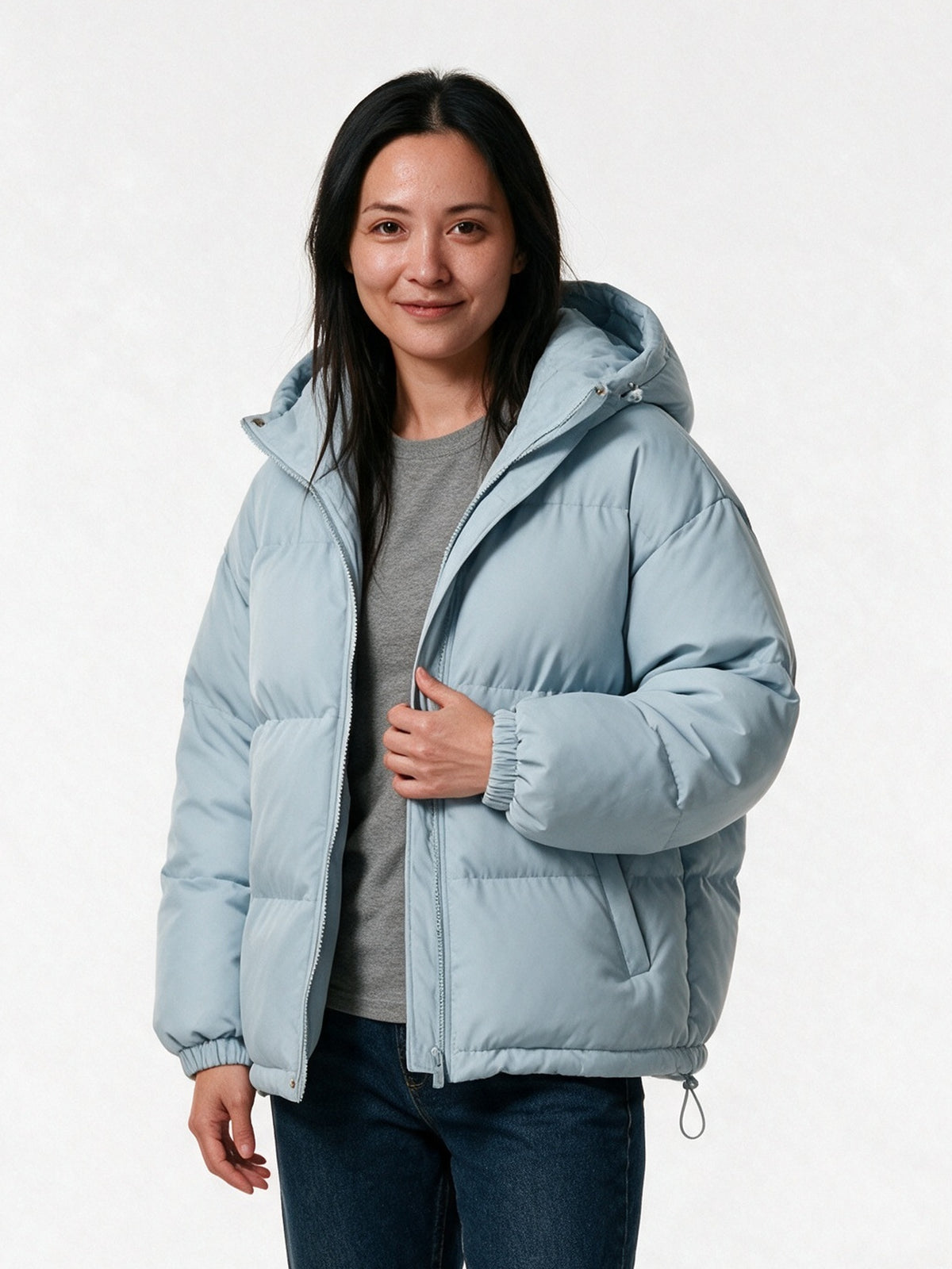 Fenna - Women's Short Hooded Puffer Jacket - view 2