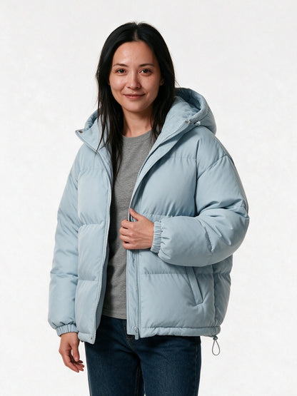 Fenna - Women's Short Hooded Puffer Jacket - view 2