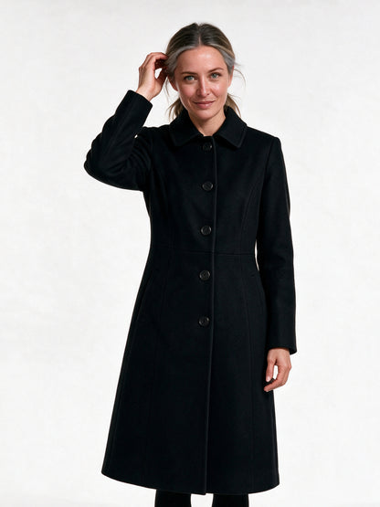 Florence - Tailored Long Line Jacket - Black