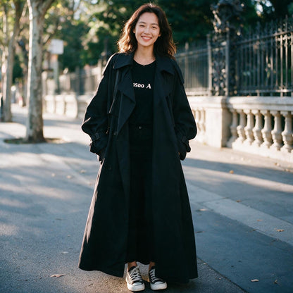 Francesca - Oversized Casual Trench Coat for Women