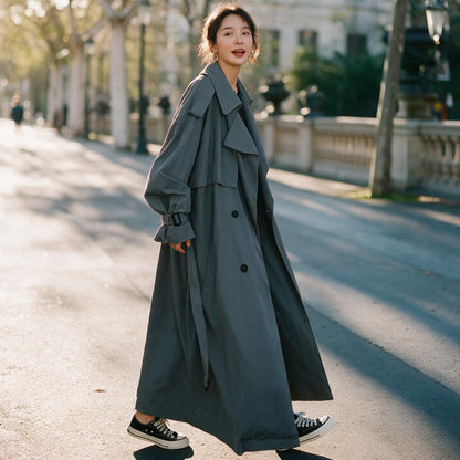 Francesca - Oversized Casual Trench Coat for Women