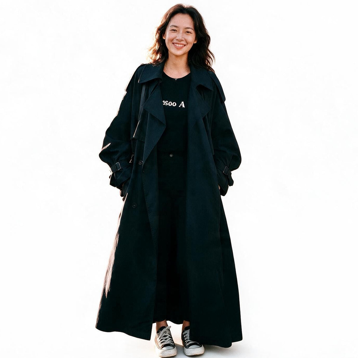 Francesca - Oversized Casual Trench Coat for Women