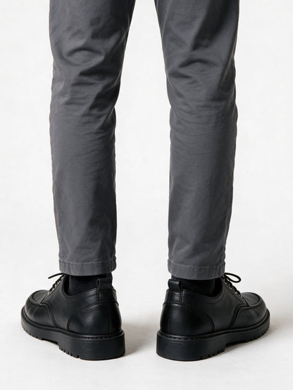 Fraser - Men's Lace-Up Moc Toe Shoes with Chunky Sole - view 5