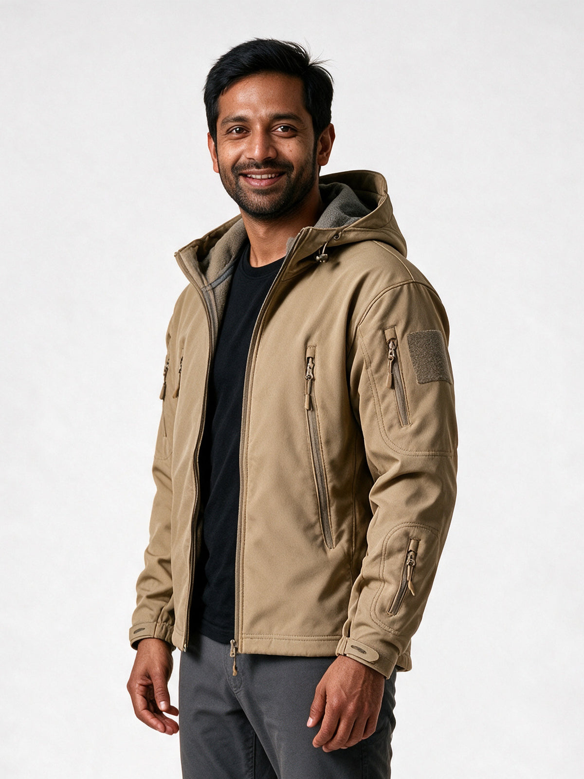 Gabrielle - Warm Softshell Fleece Jacket for Outdoor Activities - view 2