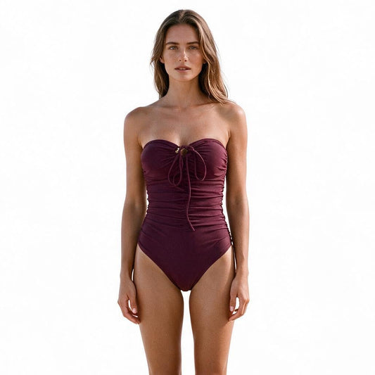 Georgia - Elegant Strapless One Piece Swimsuit